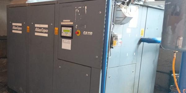 Проведение технического обслуживания (ТО) на компрессоре ATLAS COPCO GA110
